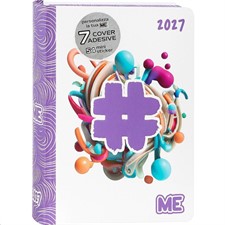 Diario/Agenda 16M Medium Hashtag Lilac Color Me