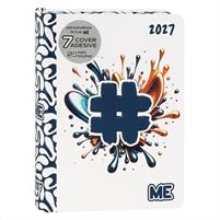 Diario/Agenda 16M Medium Hashtag Blu Color Me