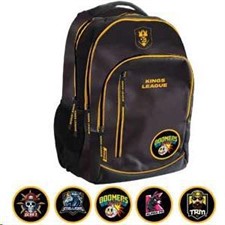 Zaino Scuola College Con 5 Patch Kings League