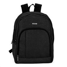 Zaino Scuola Organizzato Glitter Nero Comix