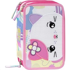 Astuccio 3 Zip Gatto Mofumofu