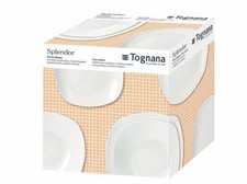 Servizio Piatti 18 Pz Splendor Bianco Tognana